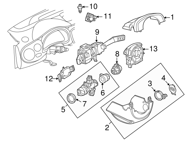 Ignition Switch 1K0-905-849-B