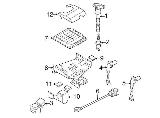 Camshaft Position Sensor 07K-907-601-A - View 37