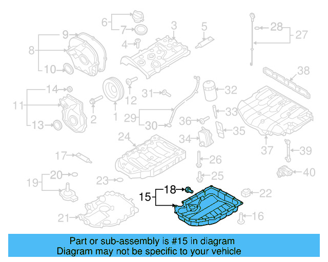 Engine Oil Pan 06J-103-600-AF