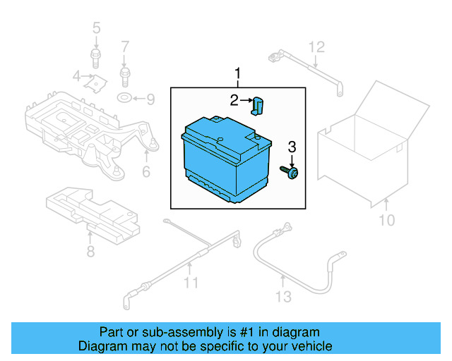 Vehicle Battery 5K0-915-105-G - View 6