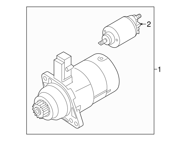 Starter Motor 02E-911-024-AX - View 2