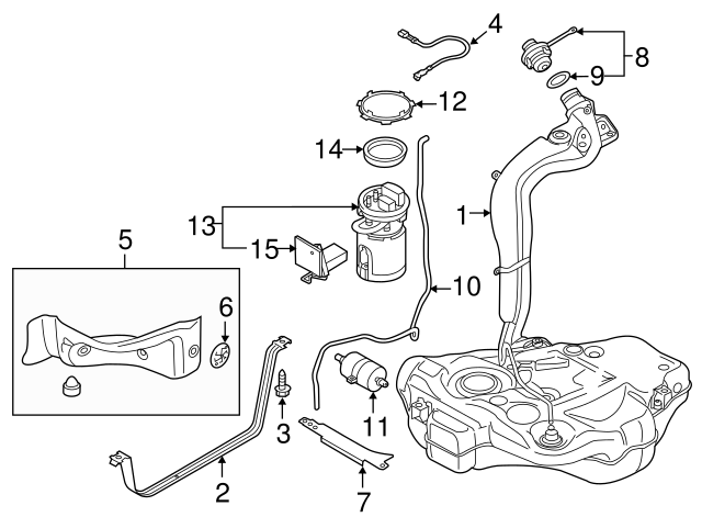 FUEL FILTER Gas motor 6Q0-201-051-J - View 33