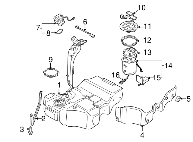 Fuel Filter 3C0-919-679-A - View 10