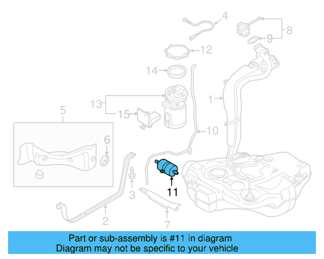 FUEL FILTER Gas motor 6Q0-201-051-J - View 31