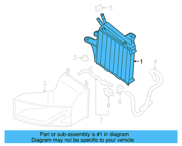 Radiator 1K0-198-251-CS
