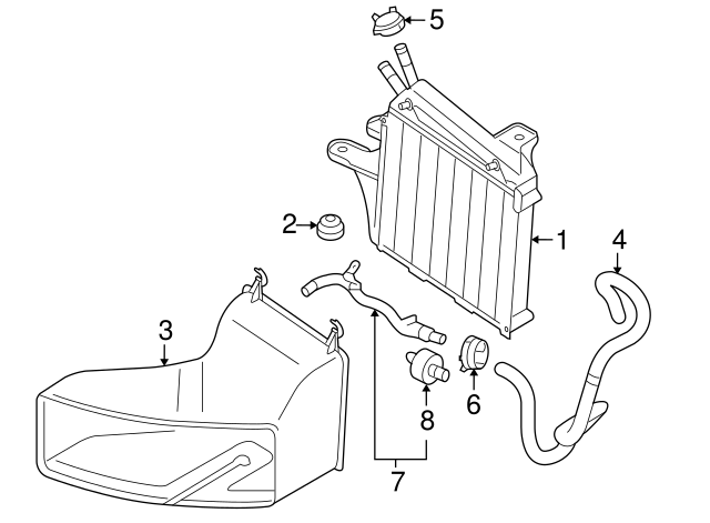 Radiator 1K0-198-251-CS - View 10
