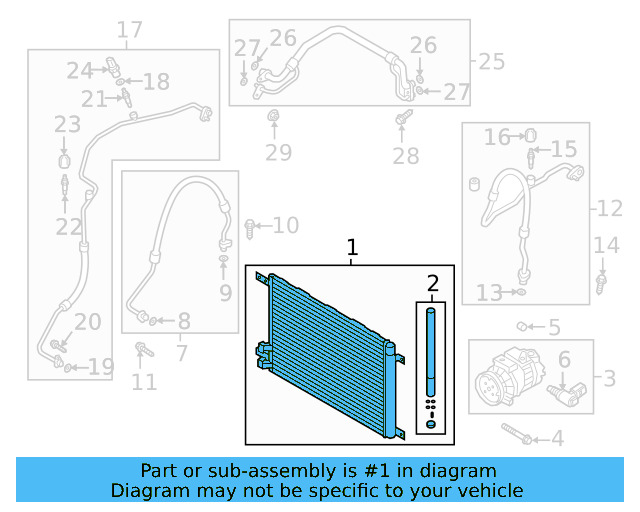 A/C Condenser 5Q0-816-411-AR — фото 11