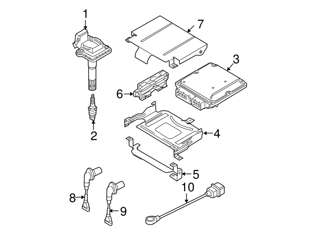 Camshaft Position Sensor 07K-907-601-A