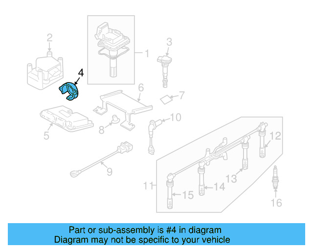 Camshaft Position Sensor 07K-907-601-A - View 33