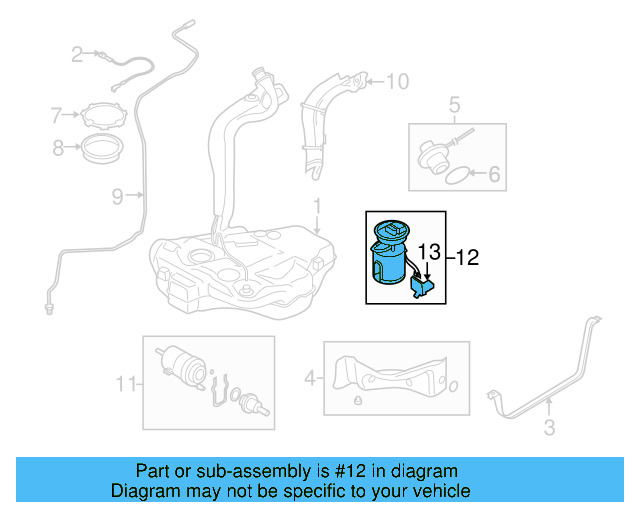 FUEL FILTER Gas motor 6Q0-201-051-J
