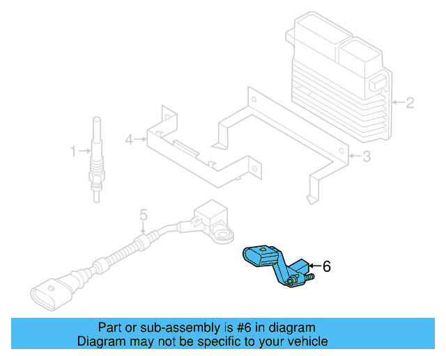 Crankshaft Position Sensor 03C-906-433-E