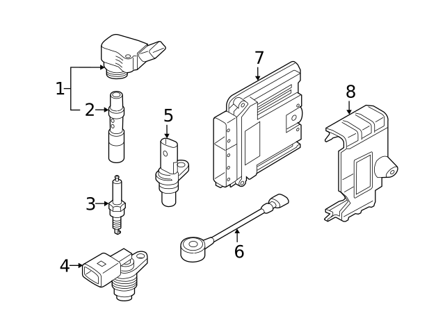 Spark Plug 06K-905-601-K — Ansicht 19