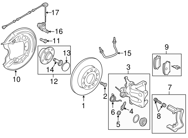 Brake Pads Rear 5C0-698-451-D