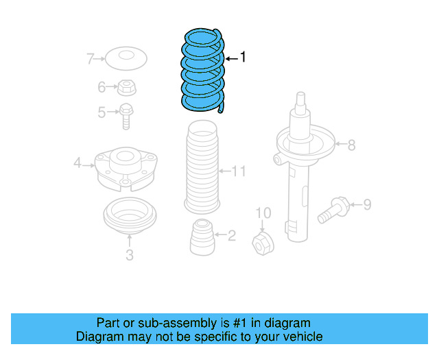 Coil Spring 1K0-511-115-DF — Ansicht 14