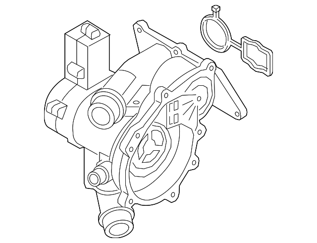 Engine Water Pump Housing 06L-121-111-P — фото 28