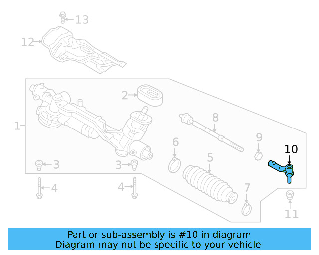 Outer Tie Rod 3QF-423-812-C - View 3