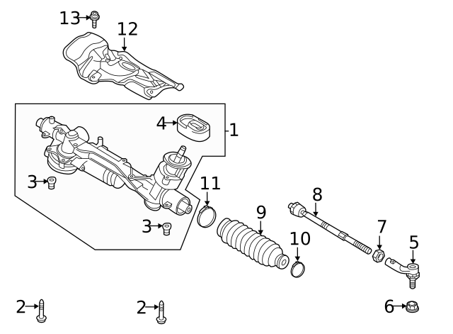 Inner Tie Rod 5Q0-423-810
