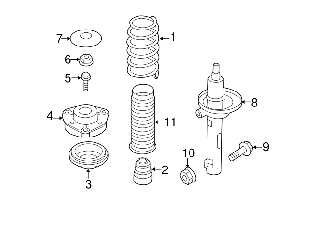 Coil Spring 1K0-511-115-DF — Ansicht 8