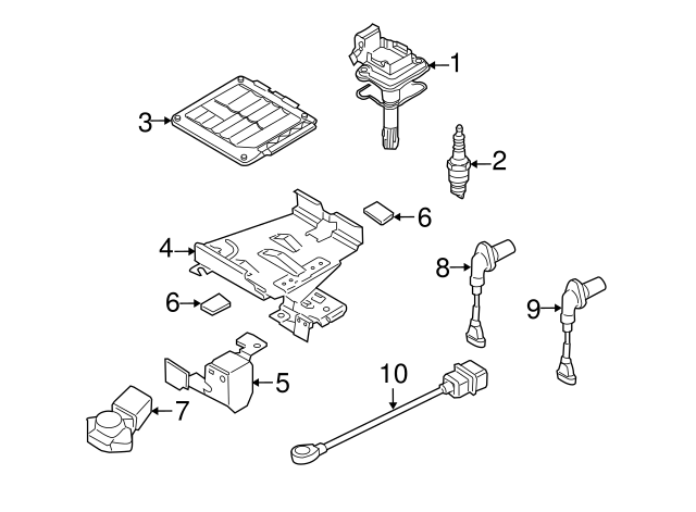Camshaft Position Sensor 07K-907-601-A - View 10