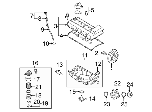 Valve Cover Gasket 03H-103-483-E