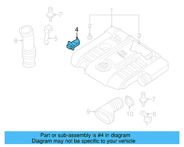 Mass Air Flow Sensor 06J-906-461-B - View 40