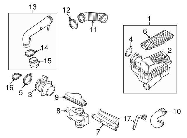 Mass Air Flow Sensor 06J-906-461-B - View 24