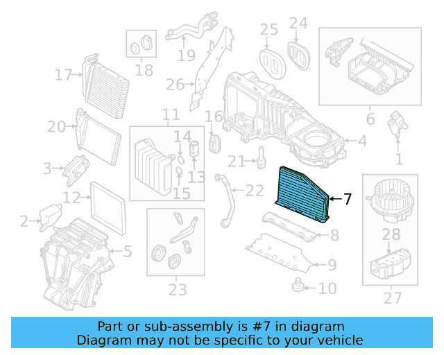 Cabin Air Filter 1K1-819-669