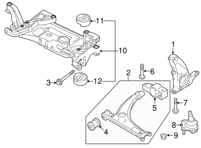Lower Control Arm 5N0-407-152
