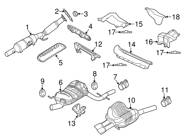 Catalytic Converter 5C0-253-059-AL
