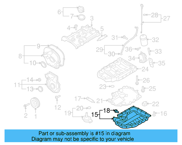 Engine Oil Pan 06J-103-600-AF — Ansicht 30