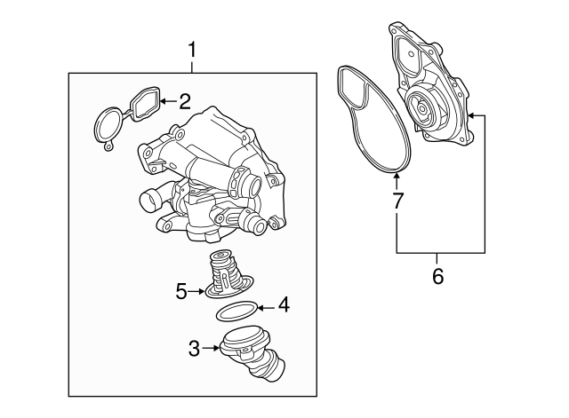 Engine Water Pump 06L-121-012-L - View 36