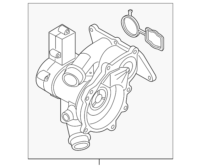 Engine Water Pump Housing 06L-121-111-P — фото 16