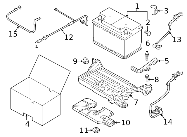 Vehicle Battery 5K0-915-105-G - View 9