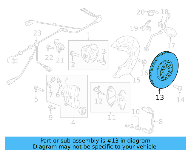 Disc Brake Rotor Front 5C0-615-301-D — фото 16