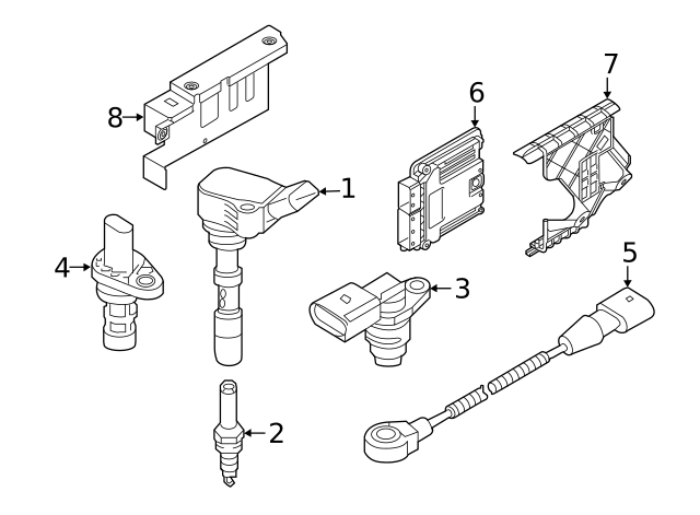 Spark Plug 06K-905-601-K — Ansicht 9