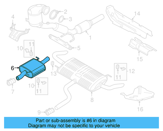 Exhaust Muffler 3QF-253-409-F - View 7