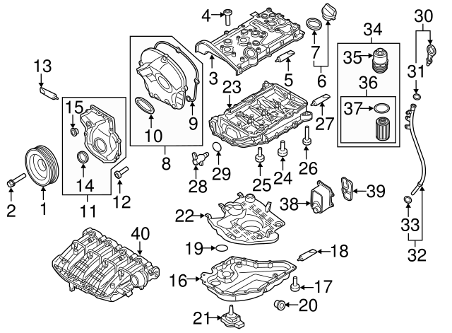 Engine Oil Pan 06J-103-600-AF — Ansicht 36