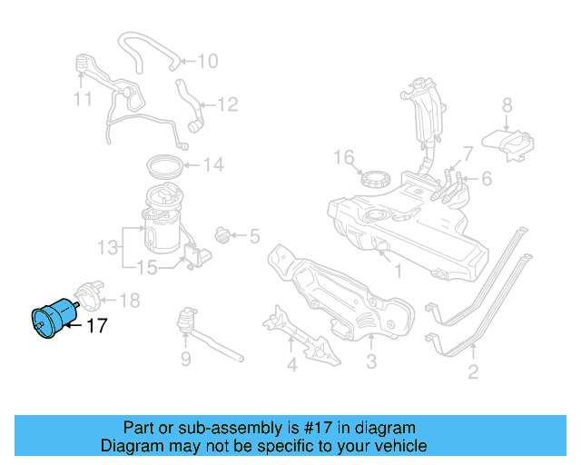 FUEL FILTER Gas motor 6Q0-201-051-J - View 34