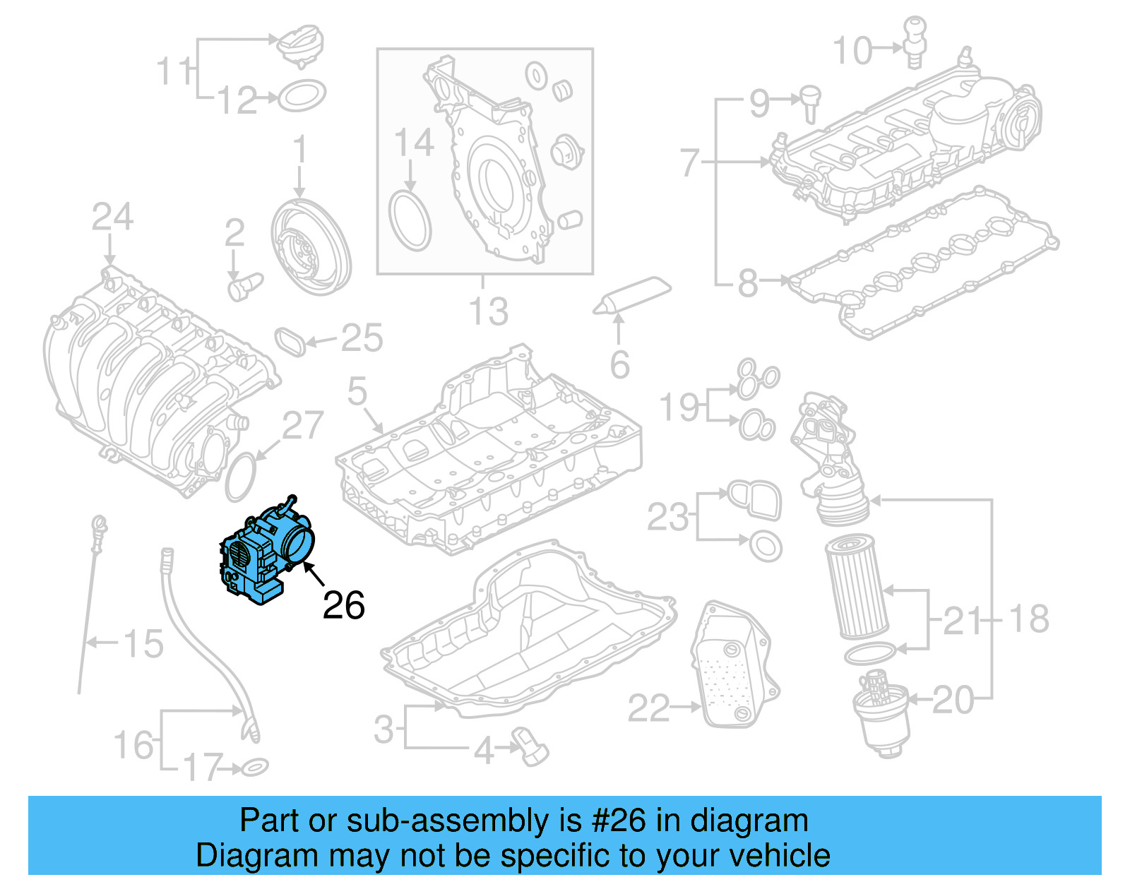 Fuel Injection Throttle Body 07K-133-062-A
