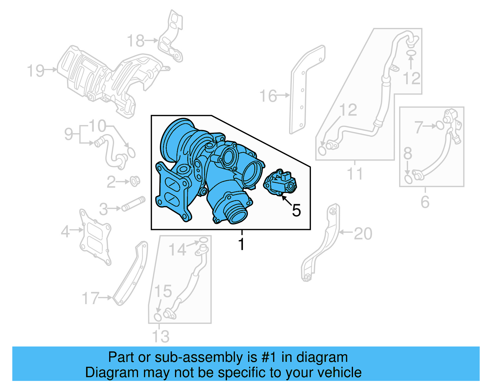 Turbocharger 06K-145-713-L — Ansicht 10