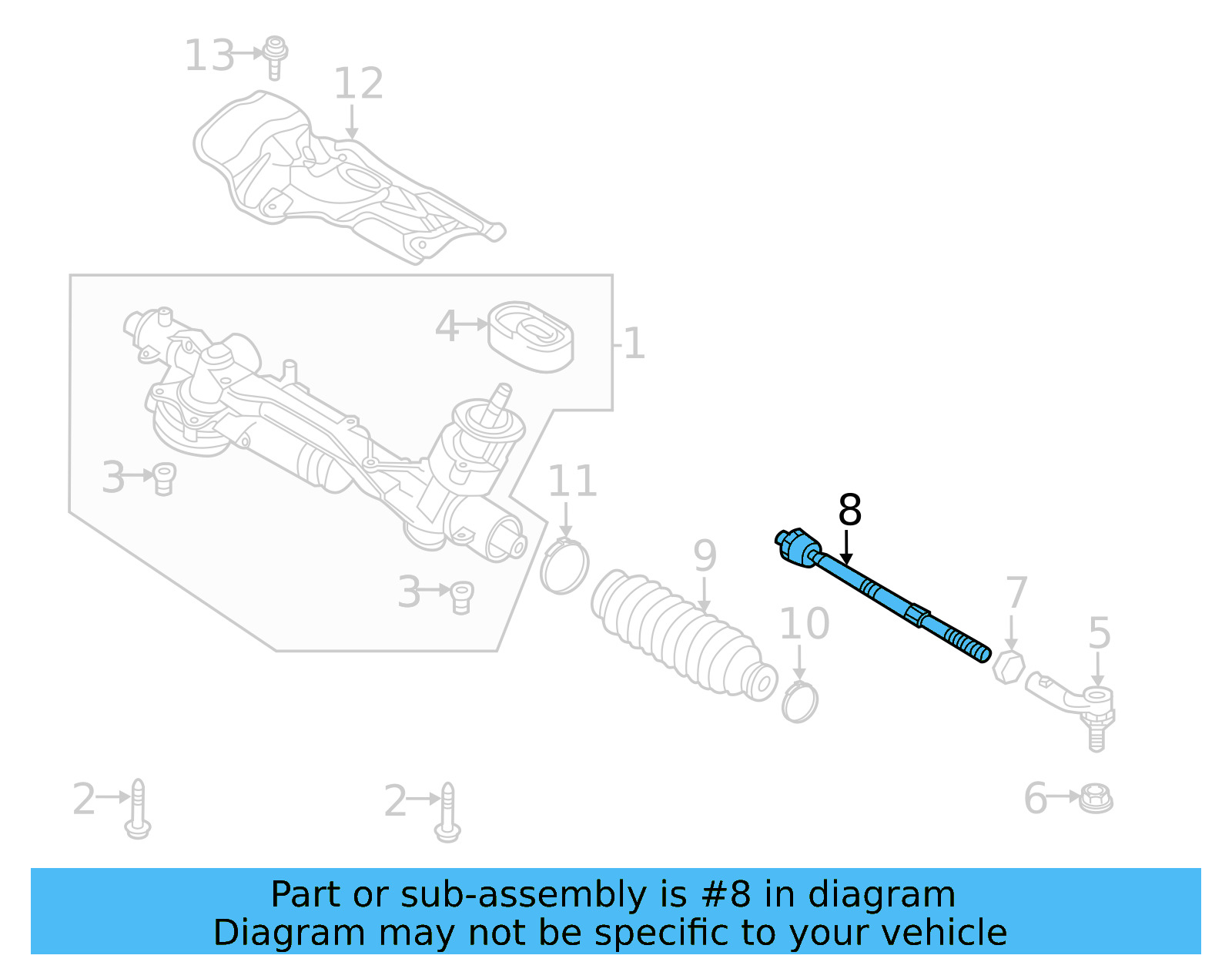 Inner Tie Rod 5Q0-423-810