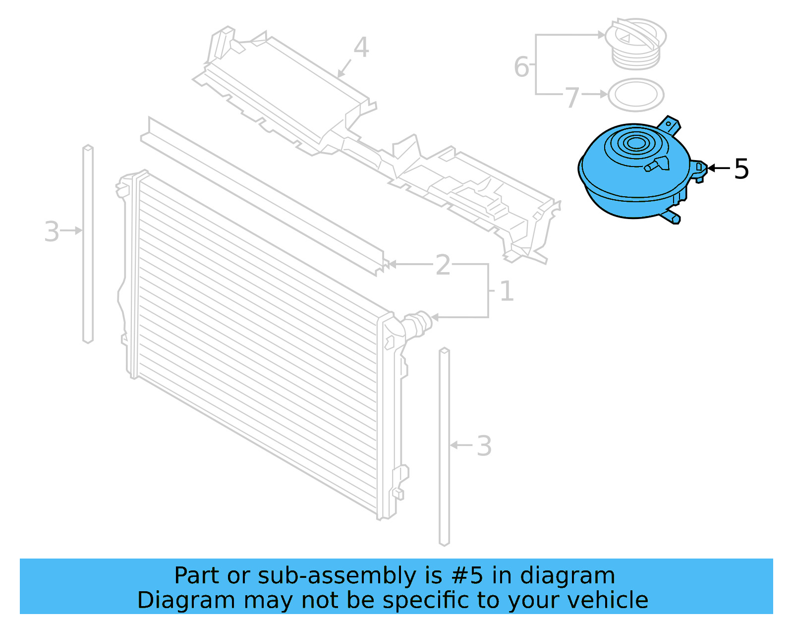 Expansion Tank 3Q0-121-407-F