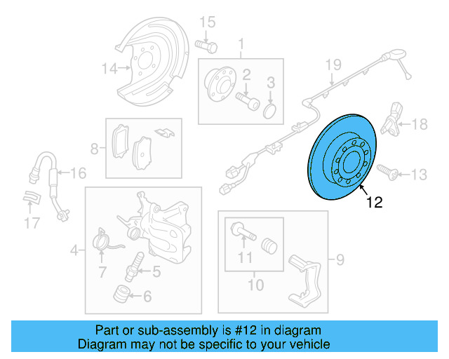 Disc Brake Rotor Rear 5Q0-615-601-D — фото 28