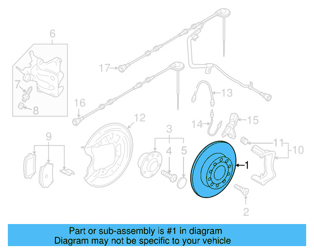 Disc Brake Rotor Rear 5Q0-615-601-D — фото 29