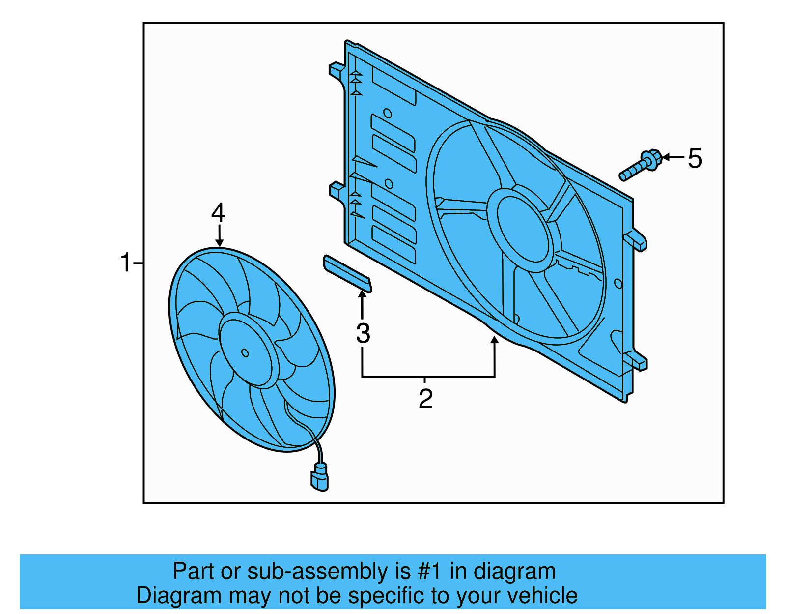 Fan Assembly 5QM-121-203-H