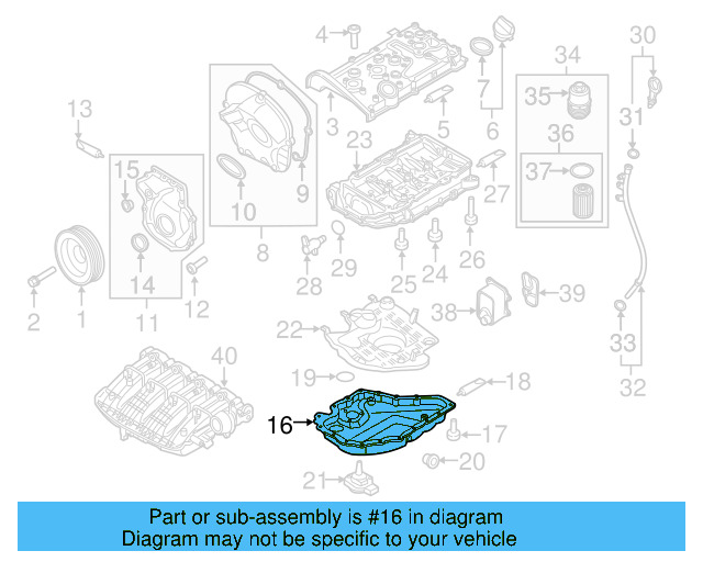 Engine Oil Pan 06J-103-600-AF — Ansicht 35