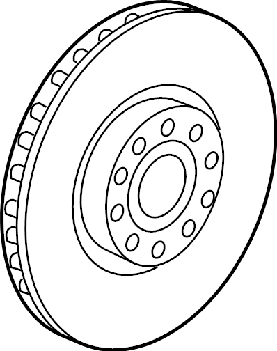 Disc Brake Rotor Front 5C0-615-301-D — фото 2