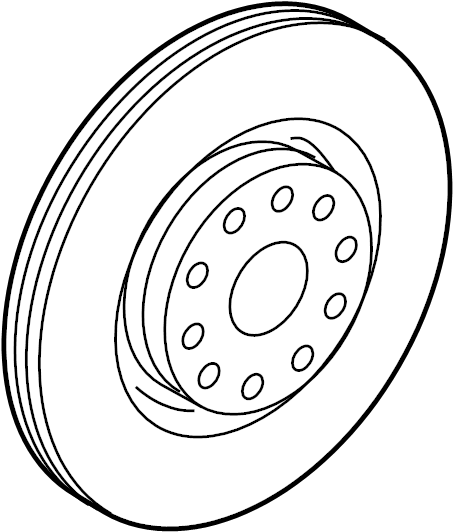 Disc Brake Rotor Front 5C0-615-301-D