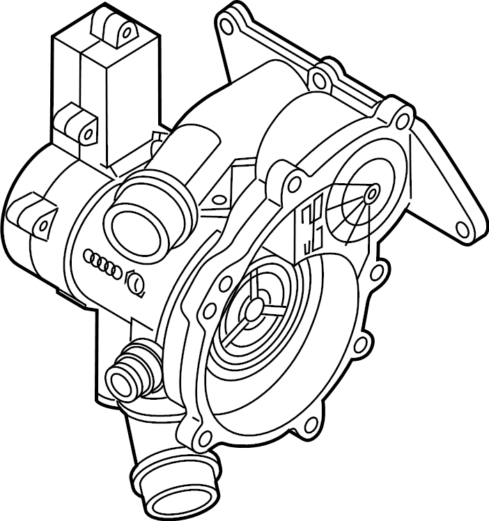 Engine Water Pump Housing 06L-121-111-P — фото 13