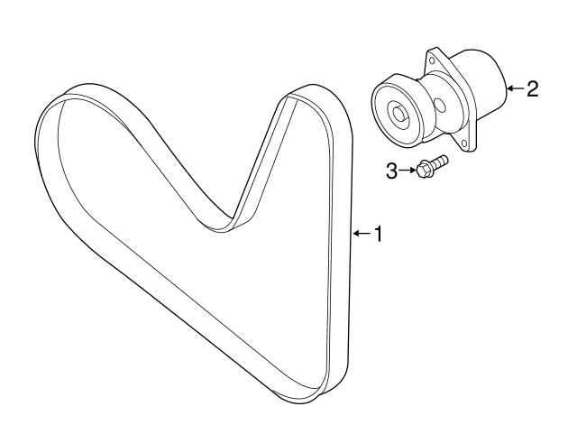 Serpentine Belt 06K-903-137-A - View 4